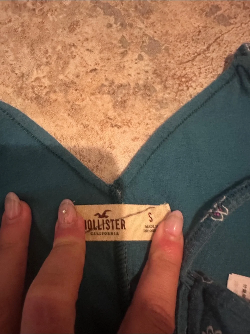 Hollister Cropped Paisley Tank Top